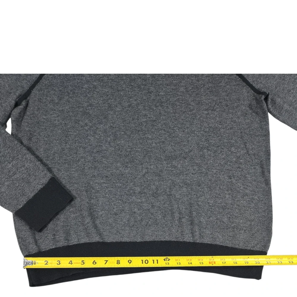 Banana Republic Men XL Dark Gray Pima Cotton Cashmere Blend Sweater Pullover EUC